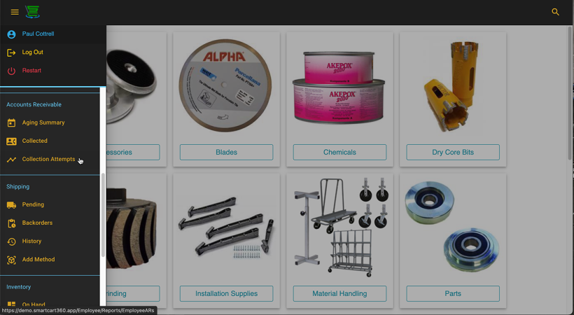 smartcart360_collection-menu-item Sales Rep Accountability reports